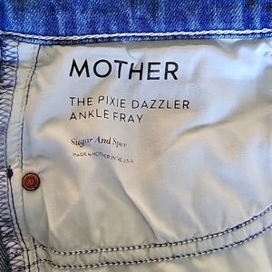 MOTHER Pixie Dazzler Ankle Fray sz 28